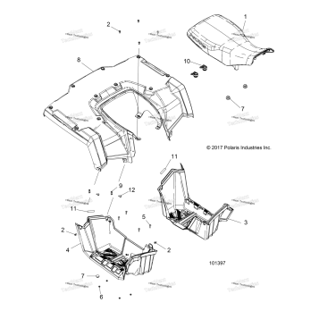 BODY, REAR CAB, SEAT & FOOTWELLS