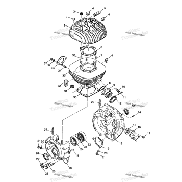 CRANKCASE & CYLINDER