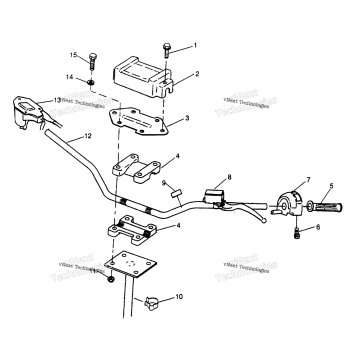 STEERING HANDLEBAR 4X4 300