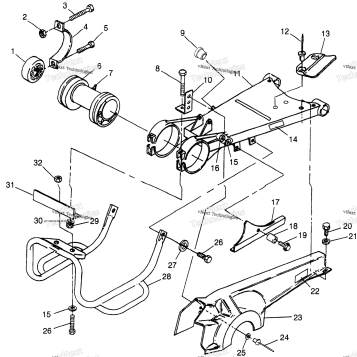 SWING ARM/GUARD MOUNTING N98AE50D