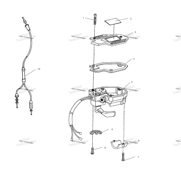 CONTROLS THROTTLE ASM./CABLE