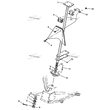 STEERING POST TRAIL BLAZER