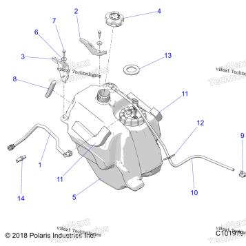 BODY, FUEL TANK ASM