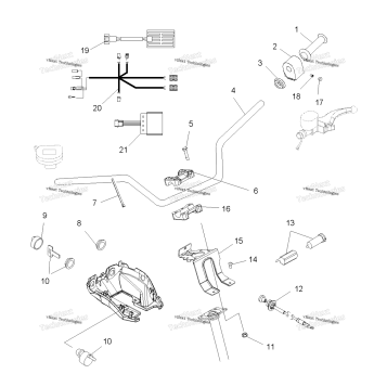 HANDLEBAR & CONTROLS A06MH46 ALL OPTIONS