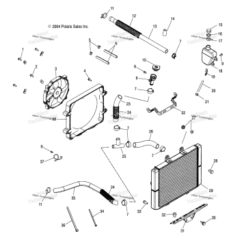 COOLING SYSTEM A05MH76AC/AT/AU/AW