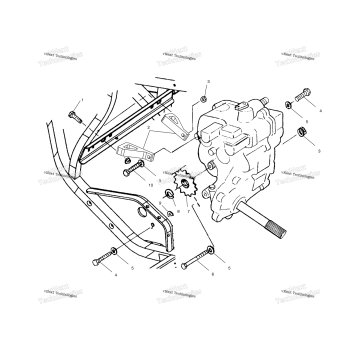GEARCASE MOUNTING