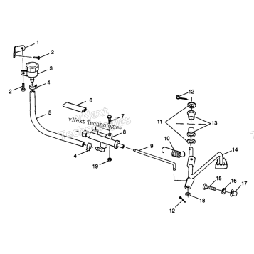 REAR BRAKE MASTER CYLINDER