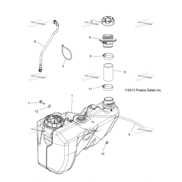 BODY, FUEL TANK