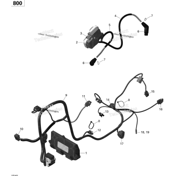 ENGINE HARNESS AND ELECTRONIC MODULE