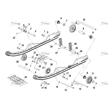REAR SUSPENSION (4973427342B09)