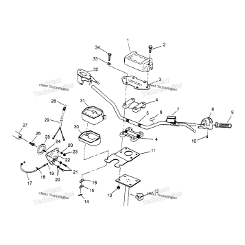 STEERING HANDLEBAR 4X4 400L