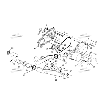 CLUTCH COVER ASSEMBLY 2X4 400L