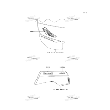 DECALS (GREEN)(ADFA)(US)