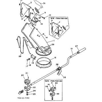 CHUTE CONTROL LEVER