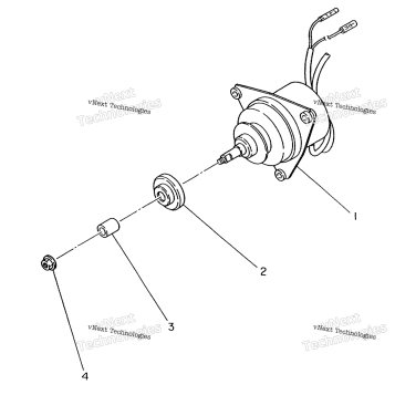 FAN MOTOR 350 2X4