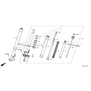 FRONT FORK (CRF1100A/D)