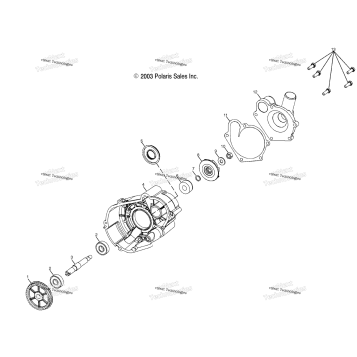 WATER PUMP S04NK7CS/A/B/CS04NL7CS/A/B/CS04NK8CS/A/B/CS04NL8CS/A/B/CS04NM8CS/A/B/C (4988398839D08)