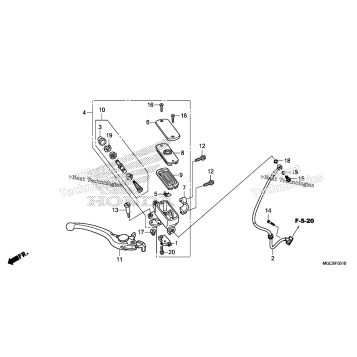 FRONT BRAKE MASTER CYLINDER