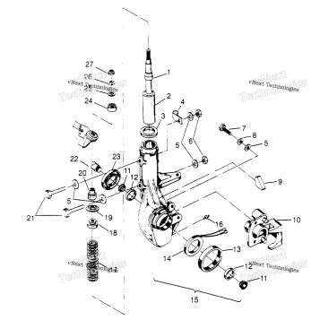 FRONT STRUT ASSEMBLY XPLORER 4X4