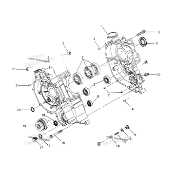 CRANKCASE MAGNUM 2X4