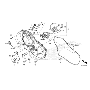 RIGHT CRANKCASE COVER