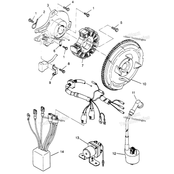 MAGNETO ASSEMBLY SPORT 400L