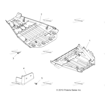 BODY, SKID PLATES