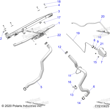 ENGINE, COOLING SYSTEM, RADIATOR