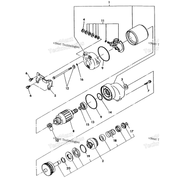 STARTING MOTOR ASSEMBLY TRAIL BOSS