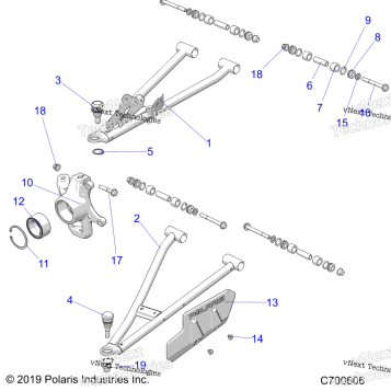 SUSPENSION, FRONT CONTROL ARMS