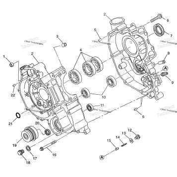 CRANKCASE MAGNUM 2X4