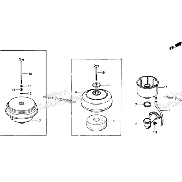 AIR CLEANER (OIL BATH)