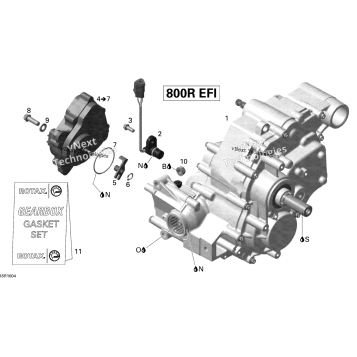 GEAR BOX ASSY AND 4X4 ACTUATOR