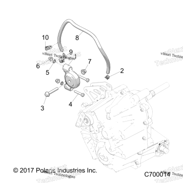 DRIVE TRAIN, MAIN GEARCASE MOUNTING R18RRU99AS/BS