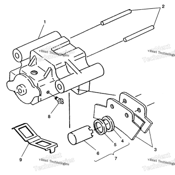 REAR BRAKE ASSEMBLY 6X6 350L