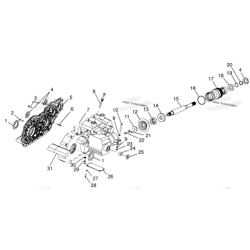 GEARCASE XPLORER 500 (4941354135C012)