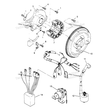 MAGNETO ASSEMBLY SPORTSMAN 4X4
