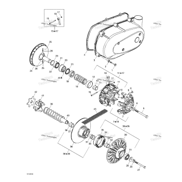 BELT AND ENGINE PULLEY