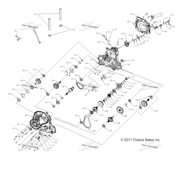 DRIVE TRAIN, MAIN GEARCASE