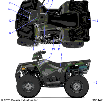 BODY, DECALS
