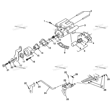 REAR BRAKE XPLORER 400L