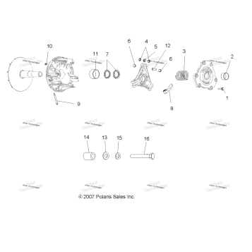 DRIVE TRAIN, PRIMARY CLUTCH