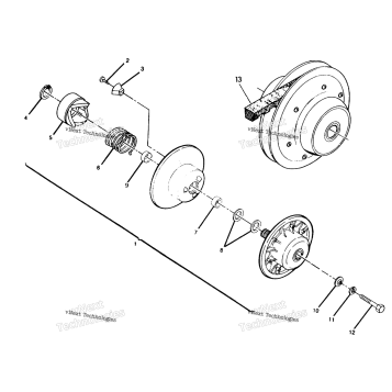 DRIVEN CLUTCH ASSEMBLY TRAIL BOSS UPDATE