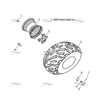 WHEEL, REAR