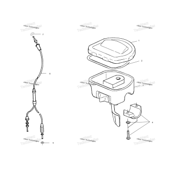 CONTROLS THROTTLE ASM./CABLE