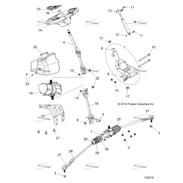 STEERING, POWER STEERING ASM