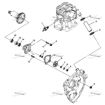 WATER PUMP XPLORER 400L