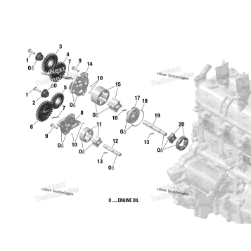 OIL PUMP 900 HO