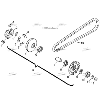 DRIVE TRAIN, PRIMARY CLUTCH