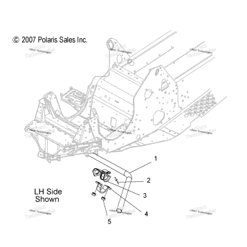 SUSPENSION, SWAYBAR (49SNOWSWAYBAR08800RMK)